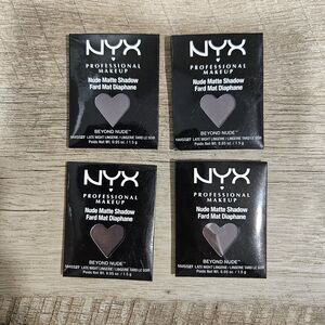 LOT OF 4 NYX Nude Matte Eye Shadow Refill - Sealed NMS27 Late Night Linge Purple